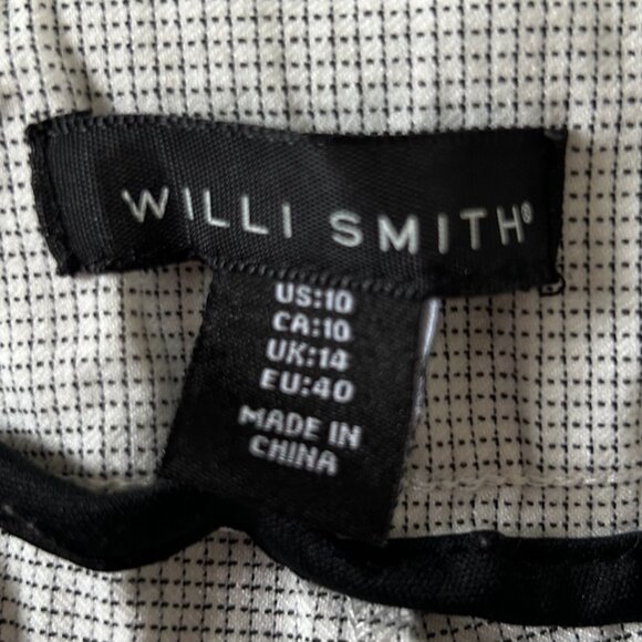 Willie Smith patterned slacks, elastic waist, size 10 - Picture 3 of 10